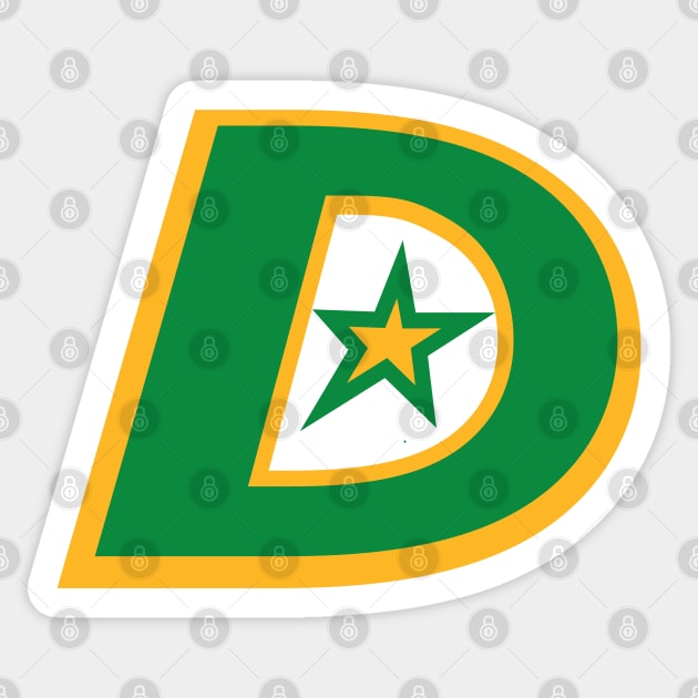 Dallas North Stars Sticker by MAS Design Co